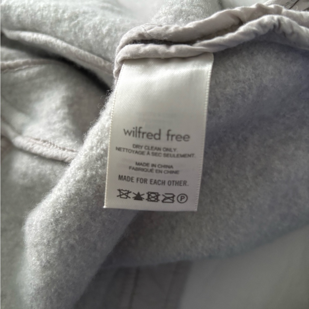 Wilfred Free The Ganna Shirt Jacket Merino Wool Size Medium - Picture 12 of 13